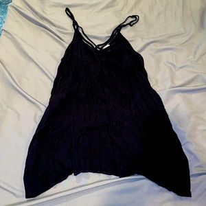 Women’s Black Spaghetti Strap Top